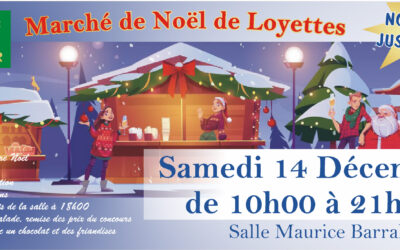 🎄 ☃️Marché de Noël 🎅 Samedi 14 Décembre – 10h00 – 21h00 ❄️🎁