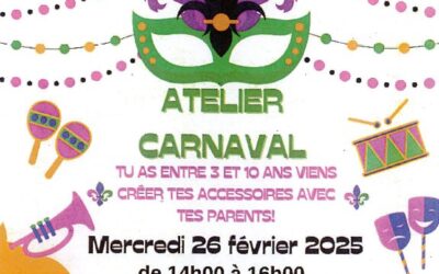 🎭 ATELIER CARNAVAL 🧚