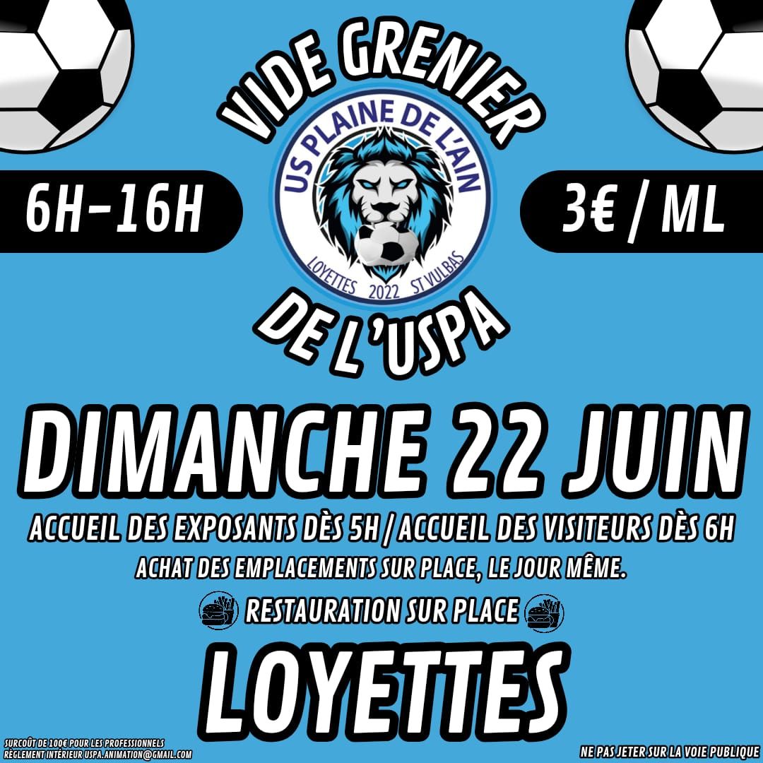 VIDE GRENIER DU FOOT