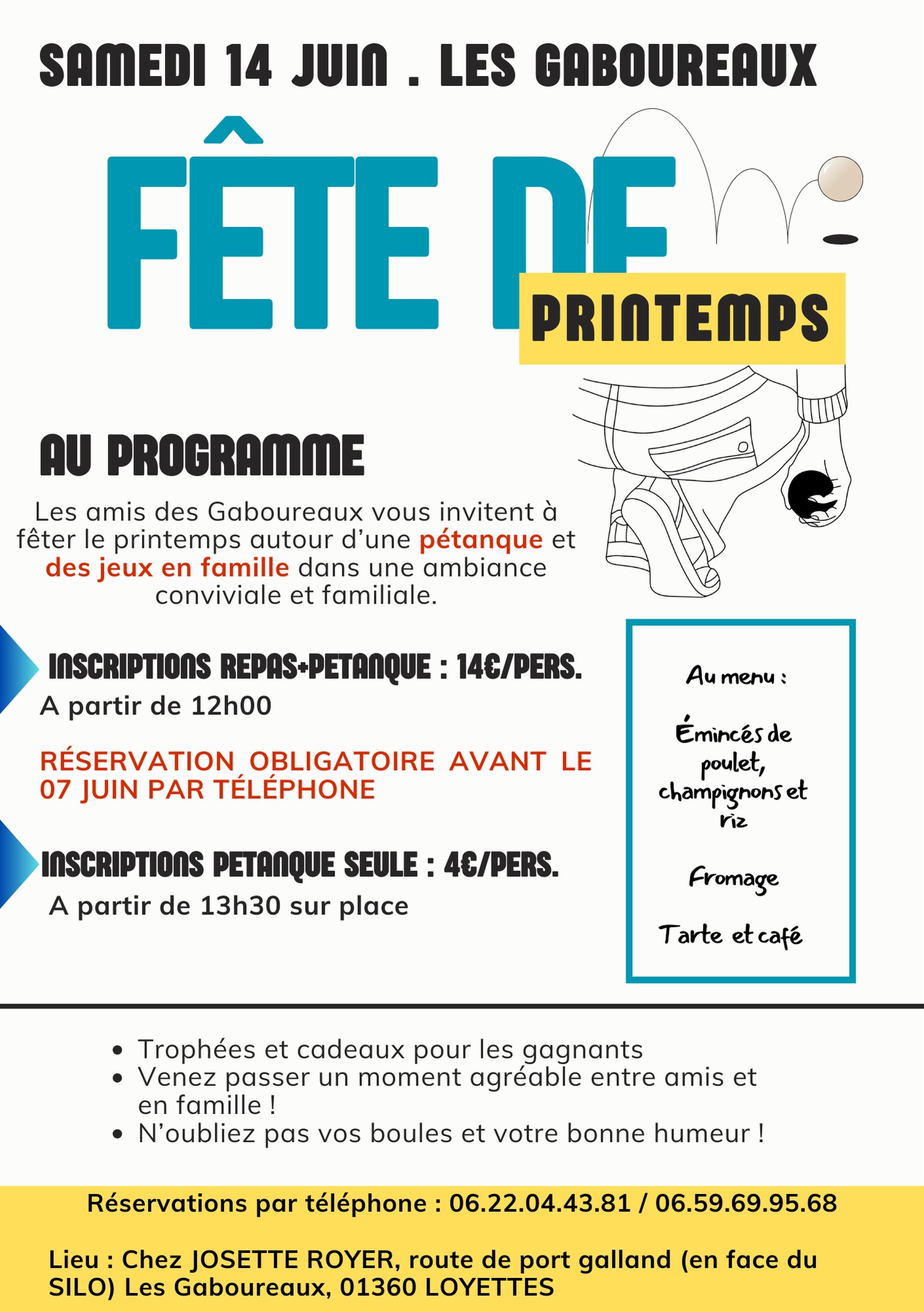 FÊTE DU PRINTEMPS AUX GABOUREAUX