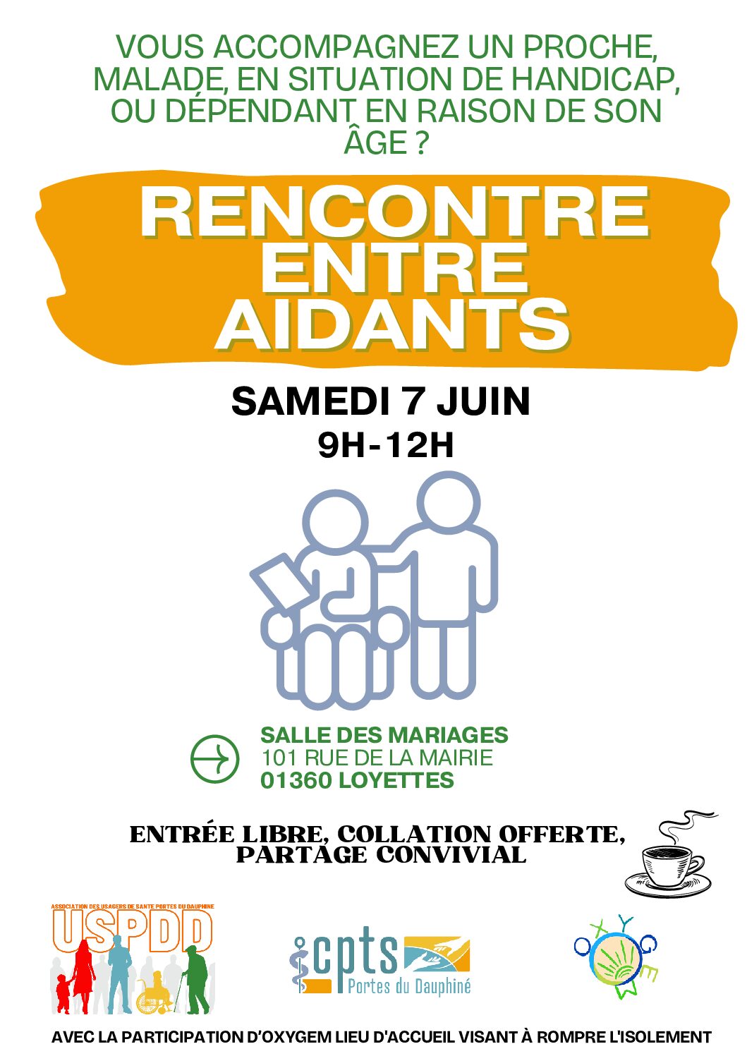📢 RENCONTRE ENTRE AIDANTS 📢