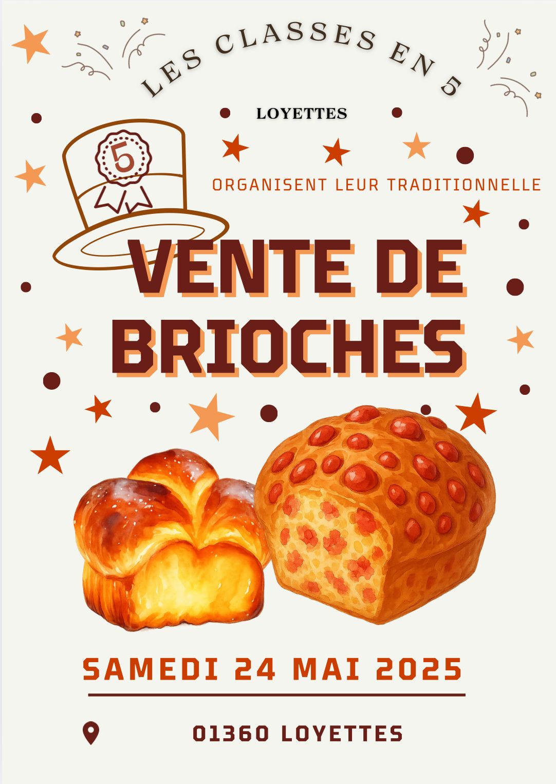 VENTE DE BRIOCHES