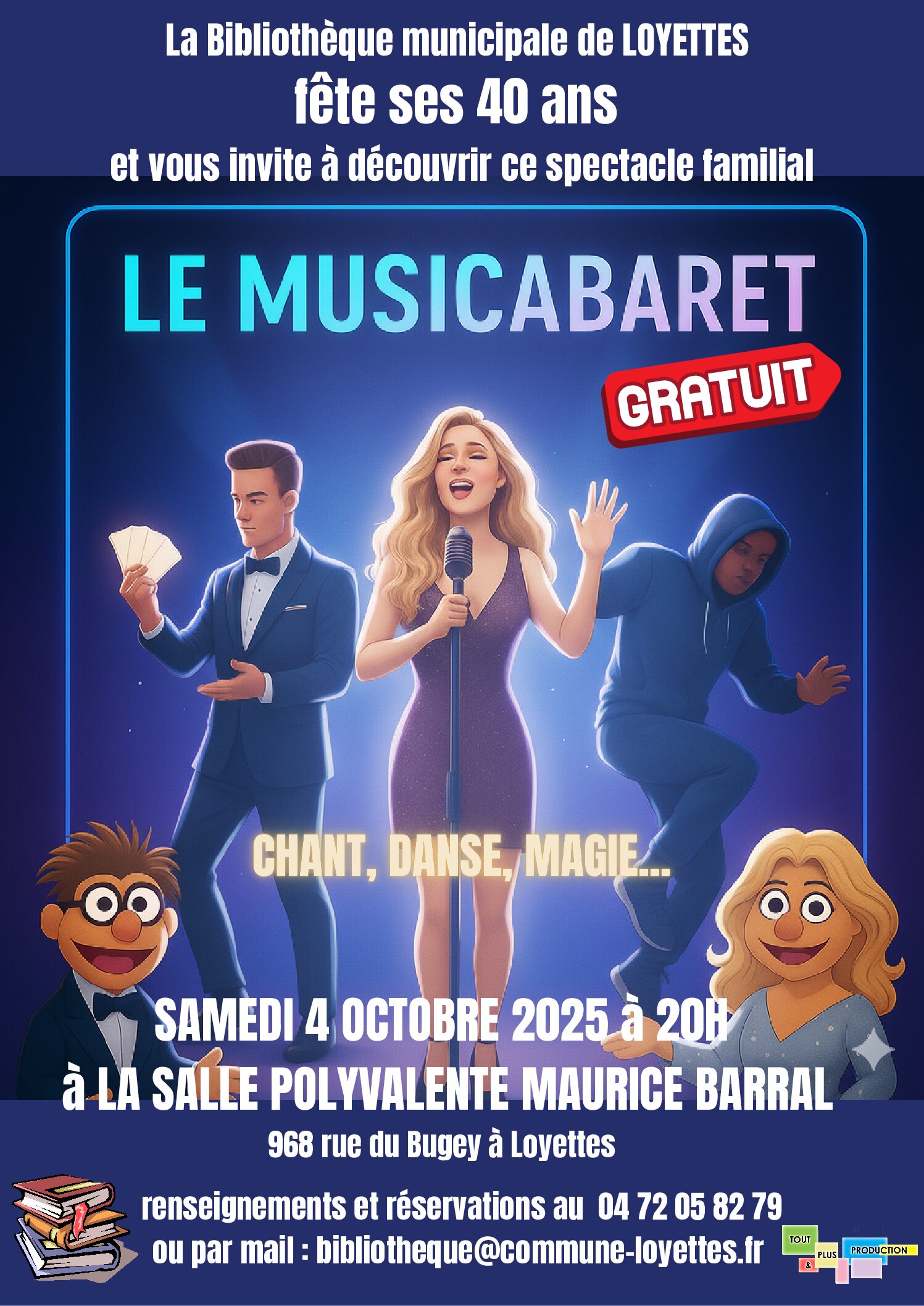 🎂 MUSICABARET DES 40 ANS DE LA BIBLIOTHÈQUE 🎂
