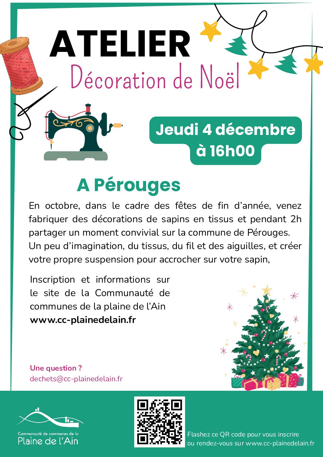 🎄 ATELIER DÉCORATION DE NOËL ✨