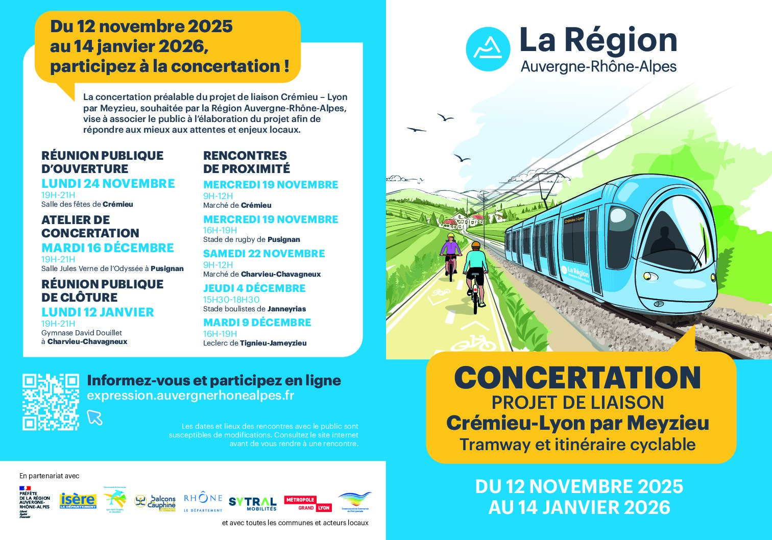 🚆 LIAISON CRÉMIEU LYON PAR MEYZIEU LANCEMENT DE LA CONCERTATION 🚆