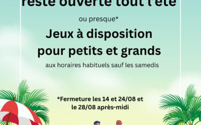La bibliothèque est ouverte tout l&rsquo;été (ou presque)