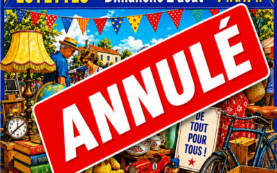 ✋❌ VIDE GRENIER DES GABOUREAUX ANNULÉ ✋❌