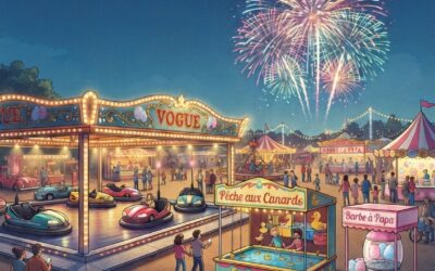 🎆 FEU D&rsquo;ARTIFICE OFFERT PAR LA MUNICIPALITÉ ET LES FORAINS SAMEDI 10 OCTOBRE 21H30 🎇